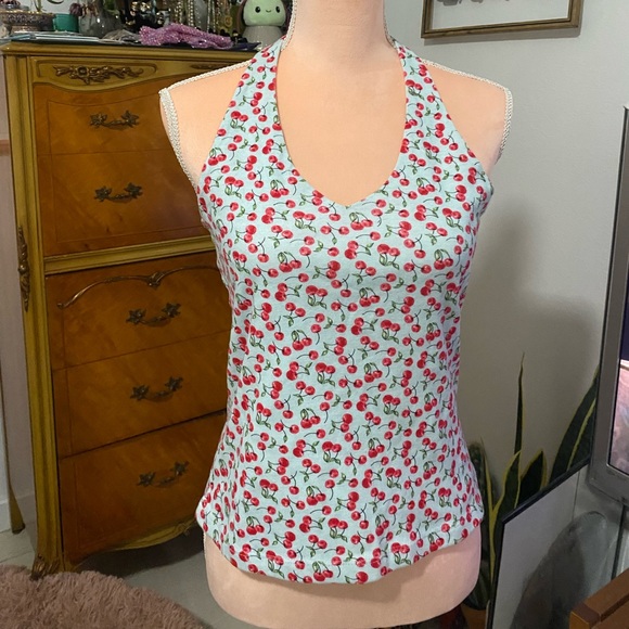 Xhilaration Tops - Cherry halter top
